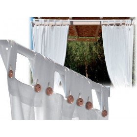 TENDE GAZEBO 100% POL CM140X270 BIANCO