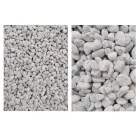 CIOTTOLI 40/60MM BIANCO CARRARA CF25KG