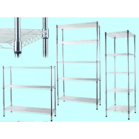 SCAFFALI BRIXO MANHATTAN 5P H.150CM