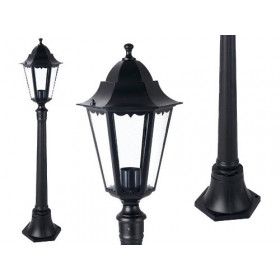 LANTERNE MINERVA NERO SU PIANTANA CM 120