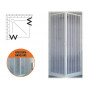 BOX DOCCIA BRIXO PVC MARLIN 90X90