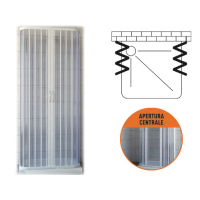 BOX DOCCIA BRIXO PVC MANTA 90X90X90