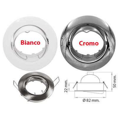 FARETTI INCASSO ORIENTAB.-DIKOR230/CR/SL