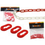 CATENE BRIXO PVC BIANCO/ROSSA RT25MT MM8
