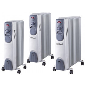 RADIATORI AD OLIO 2500W NIKLAS 11 EL.