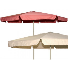OMBRELLONI ALU.BEIGE CM400 C/BORDO
