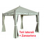 TELO RICAMBIO GAZEBO ACCIAIO SANTO DOMINGO MT.3X3
