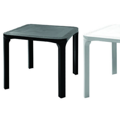 TAVOLI RATTAN OLE' BIANCHI 80X80