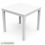 Tavoli resina bali dogato bian. 80x80