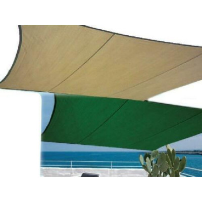 Vele ombra tramonti verde 4x6 mt