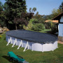 Copertura per piscine ovali per piscine acciaio: 680 x 460 cm