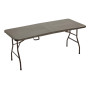 Tavolo rettangolare pieghevole Horeca Noce 183x76x74H cm