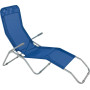 Sdraio Formentera Basculante    in acciaio e textilene 450 gr/mq -                     Colore Blu