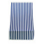 Tenda sole per porta con anelli riga blu L. 140 H. 250