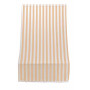 Tenda sole per porta con anelli riga beige L. 140 H. 250