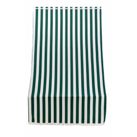 Tenda sole per porta con anelli riga verde L. 140 H. 300