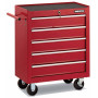 Carrello portautensili 5 cassetti c/ruote        Misure 69x33x77