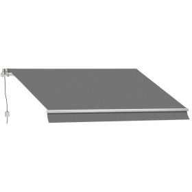 Tenda barra quadra P 200 L 300 - Colore grigio motorizzata