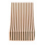 Tenda sole porta c/anelli      riga Marrone   L. 140 H. 250