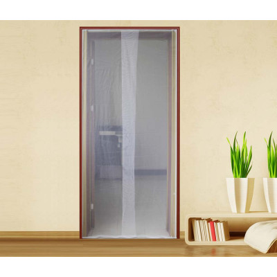 Zanzariera per portafinestra c/biadesivo                      Colore nero                       L. 150 H. 250 cm