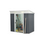 Casetta in acciaio  Medium Store Antracite    H. 180 P. 121 L. 195 cm